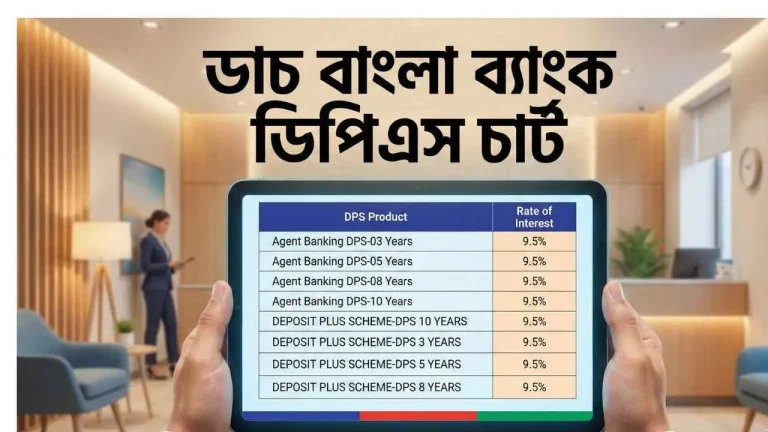 ডাচ বাংলা ব্যাংক ডিপিএস চার্ট