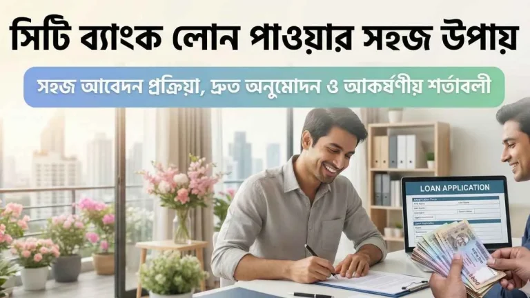 সিটি ব্যাংক লোন পাওয়ার সহজ উপায়